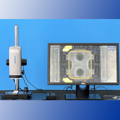 Motorisiertes Industrievideomikroskop 27X - 163X Schrittloses elektrisches Zoommikroskop